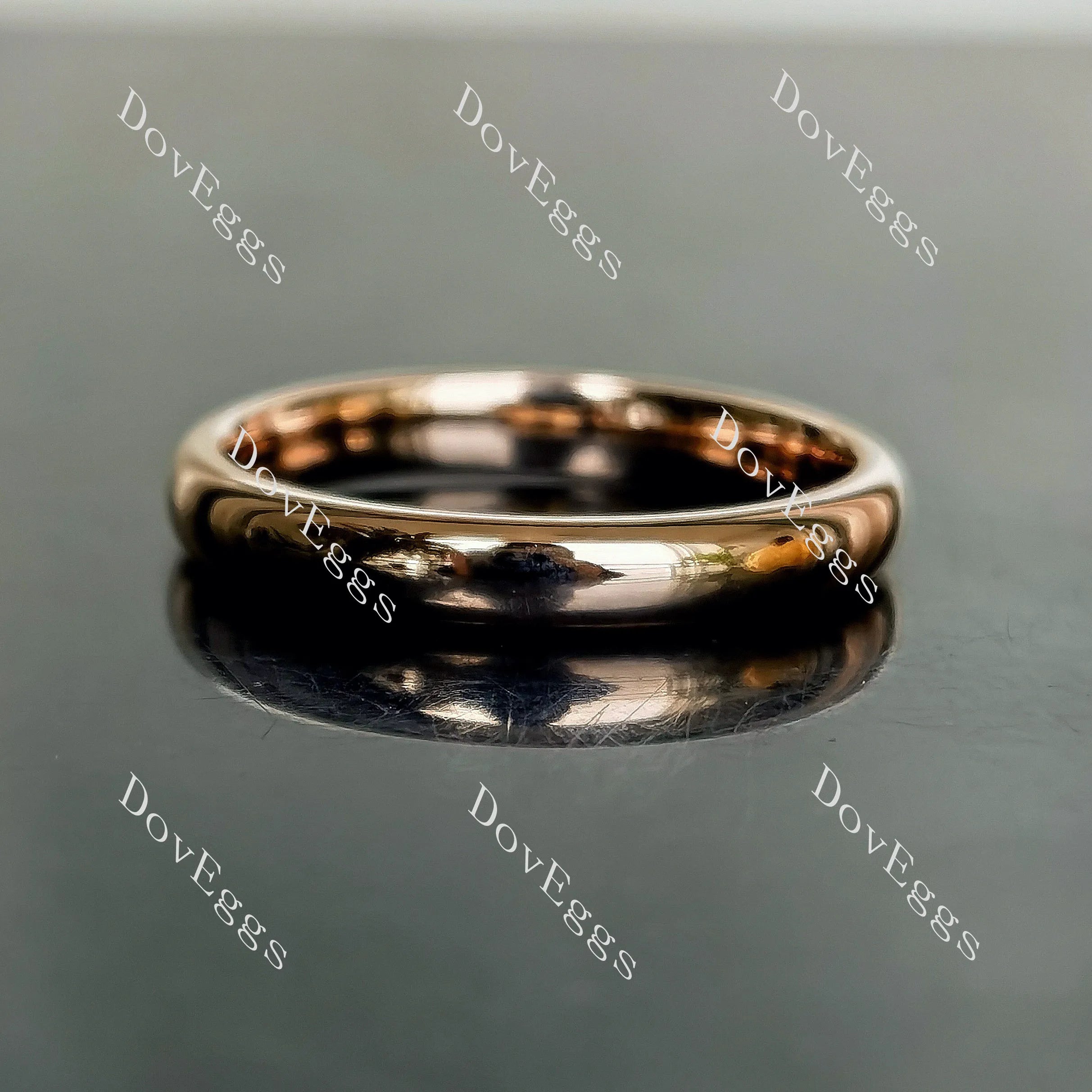 Doveggs plain wedding band-2.0/3.0mm band width