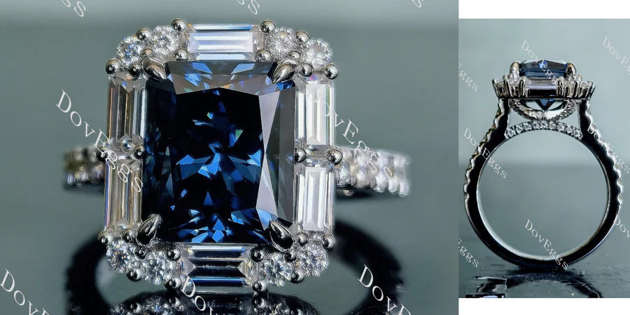 Moissanite/Colored Gem Accents