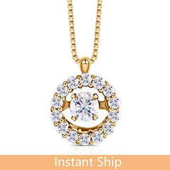 doveggs diamond 18k yellow gold center 0.18 carat diamond pendant necklace