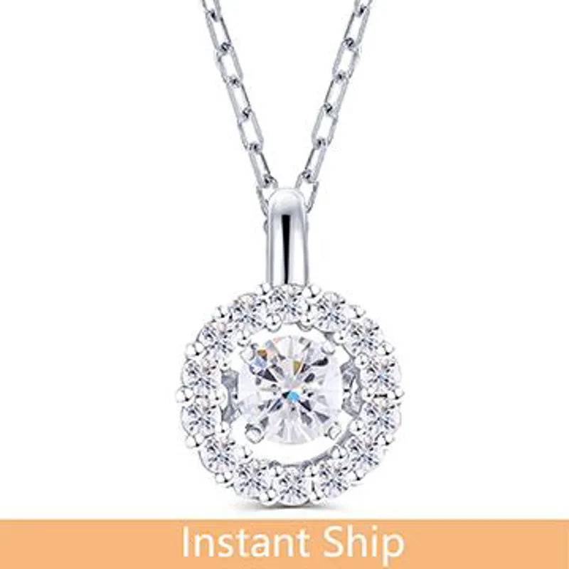 doveggs diamond platinum center 0.05 carat diamond pendant necklace