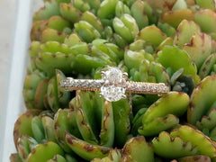 doveggs 0.5 carat oval lab created diamond engagement ring