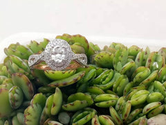 doveggs 0.5 carat lab created diamond engagement ring