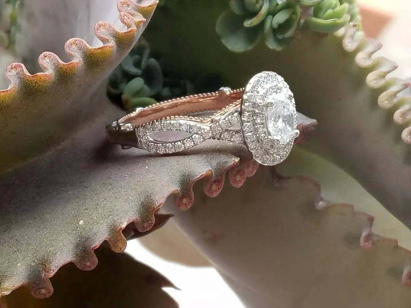 doveggs 0.5 carat lab created diamond engagement ring