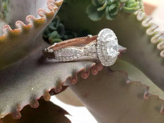 doveggs 0.5 carat lab created diamond engagement ring