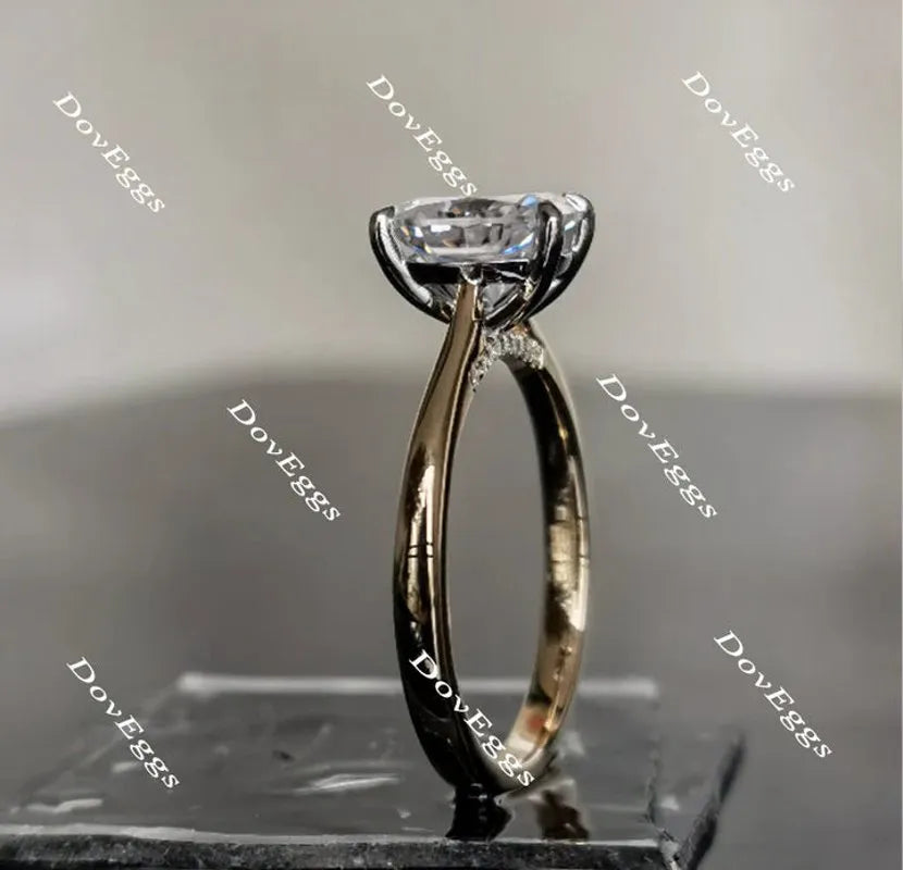 DovEggs pave engagement ring only semi-mount only(Exclusively to DovEggs Stones)