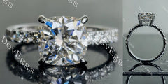 Doveggs pave engagement ring only semi-mount only(Exclusively to DovEggs Stones)