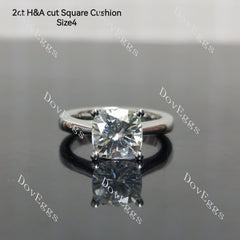 1ct h&a cut round Size 4.75