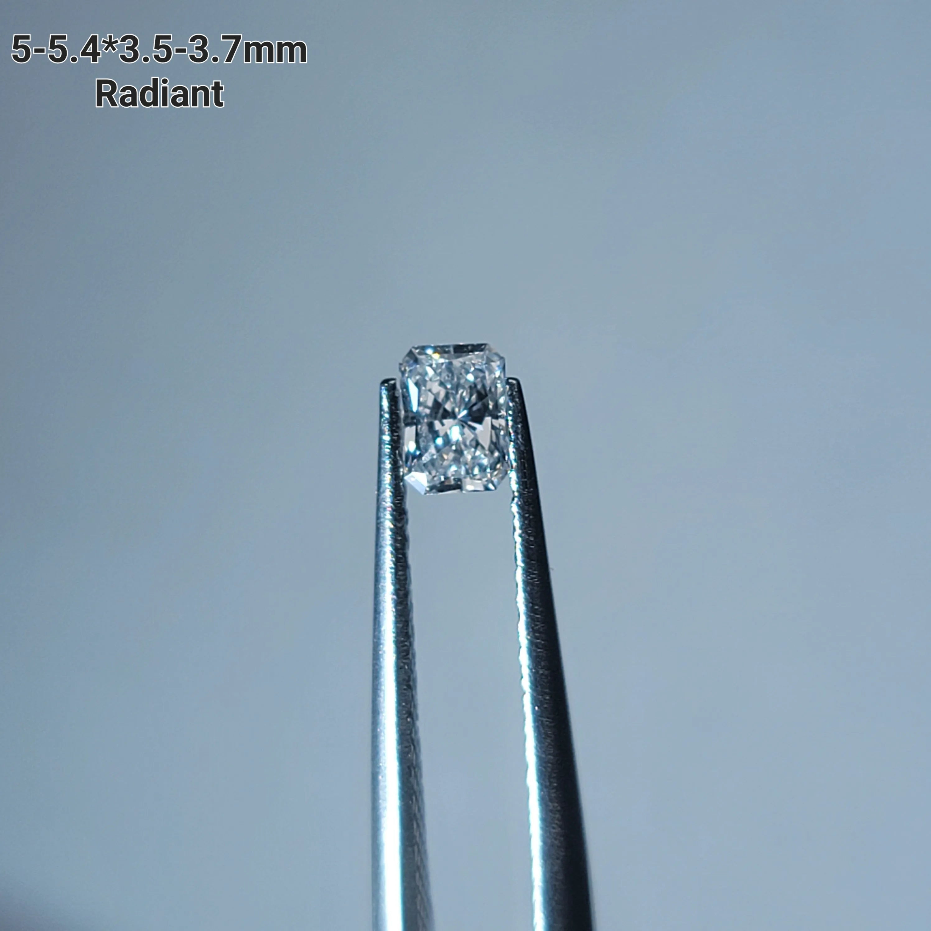 Doveggs 5-5.4*3.5-3.7mm radiant lab diamond accents