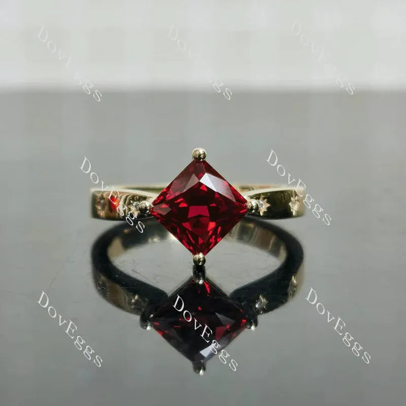 Doveggs star loop engagement ring only semi-mount only(Exclusively to DovEggs Stones)