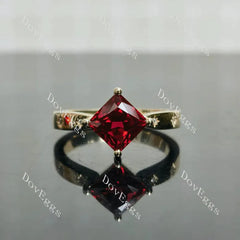 Doveggs star loop engagement ring only semi-mount only(Exclusively to DovEggs Stones)