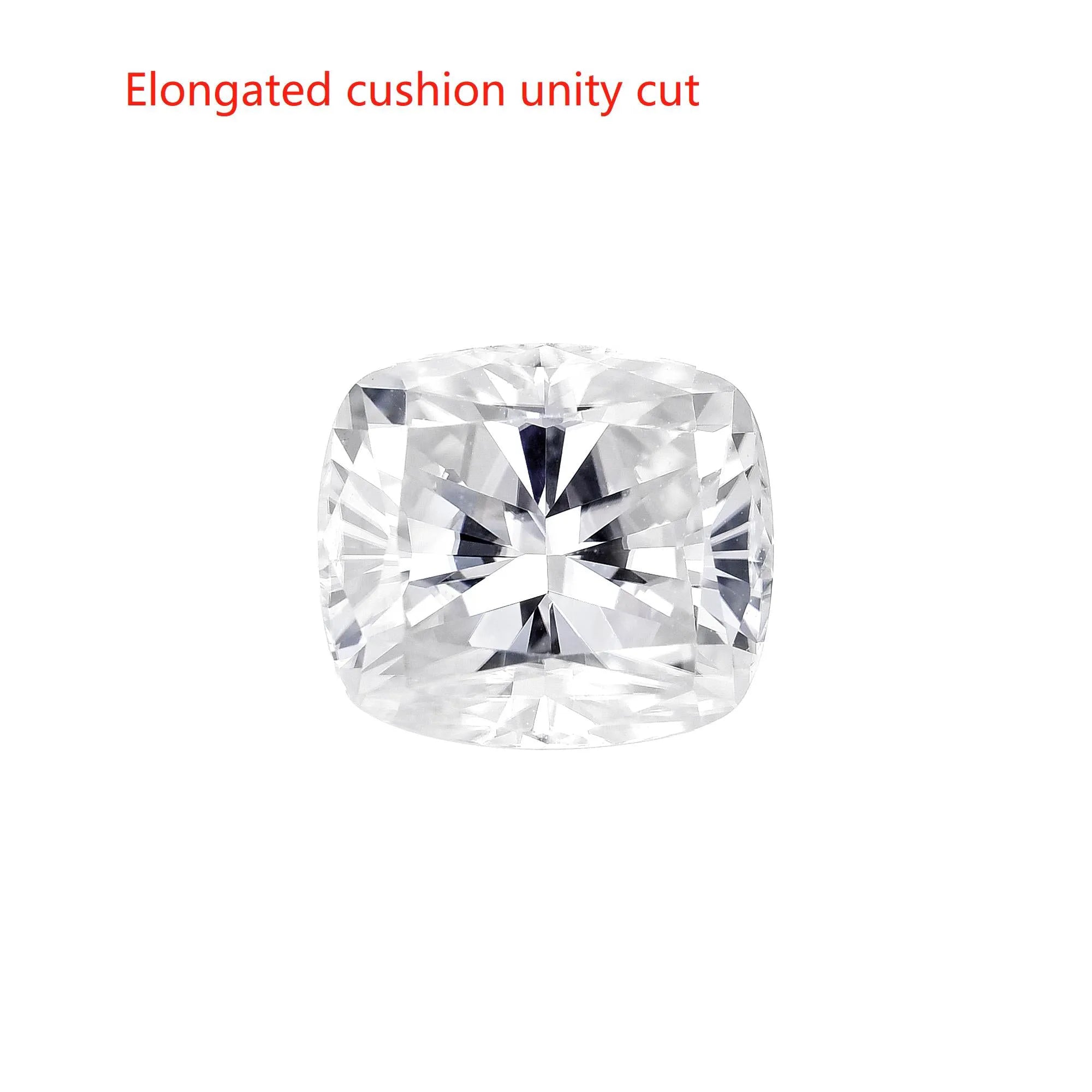 Doveggs 1ct-5ct square cushion & elongated cushion moissanite loose stone