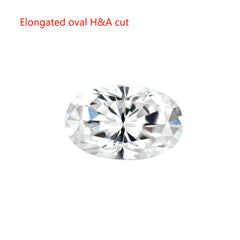 DovEggs 1ct-5ct oval & elongated oval moissanite loose stone