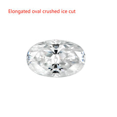 DovEggs 1ct-5ct oval & elongated oval moissanite loose stone