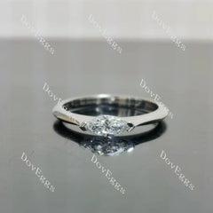 Doveggs solitaire engagement ring only semi-mount only(Exclusively to DovEggs Stones)