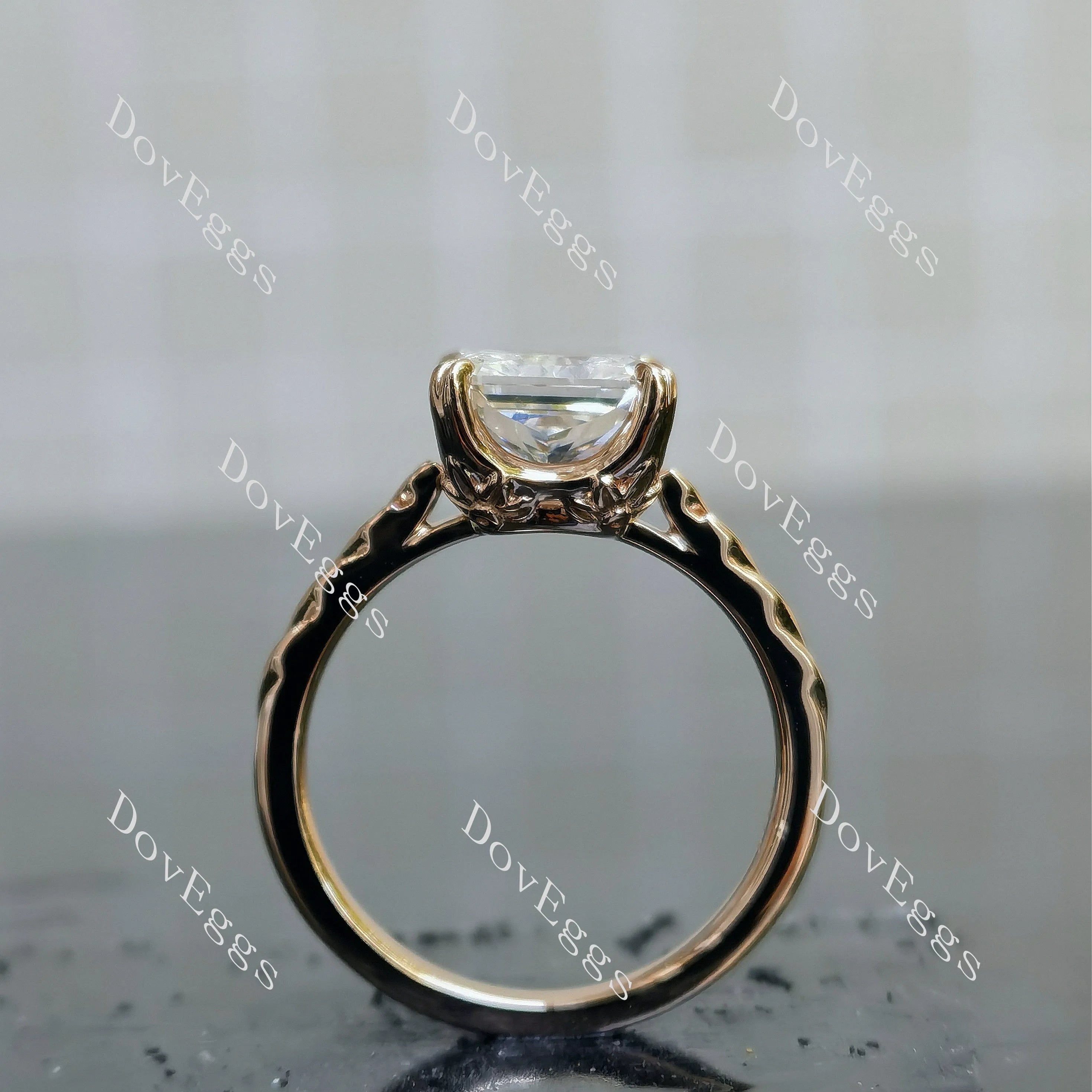 Brayleigh Radiant Solitaire Lab Grown Diamond Bridal Set (2 rings)