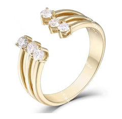 Doveggs Forever one 2.5mm moissanite /lab grown diamond wedding band