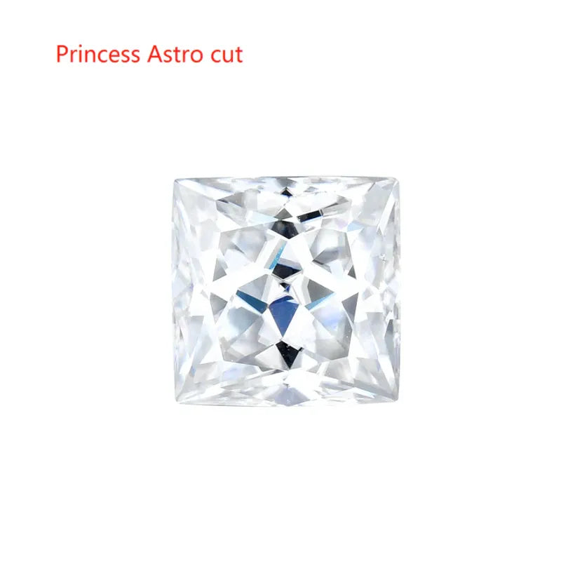 Doveggs 1ct-5ct Astro cut moissanite loose stone