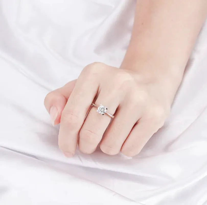 Doveggs solitaire engagement ring only semi-mount only(Exclusively to DovEggs Stones)