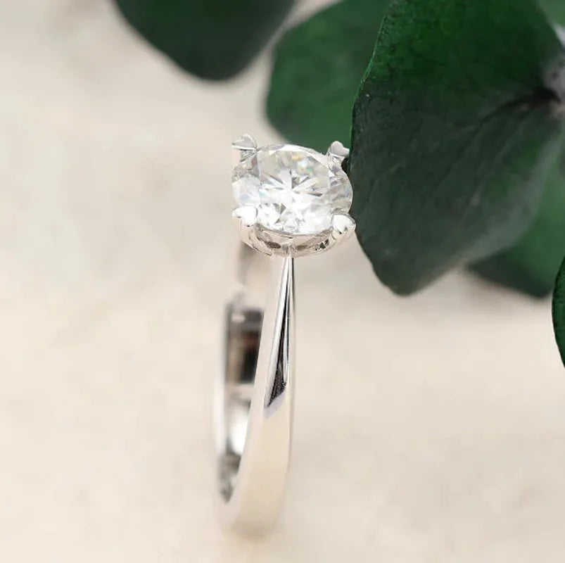 Doveggs solitaire engagement ring only semi-mount only(Exclusively to DovEggs Stones)
