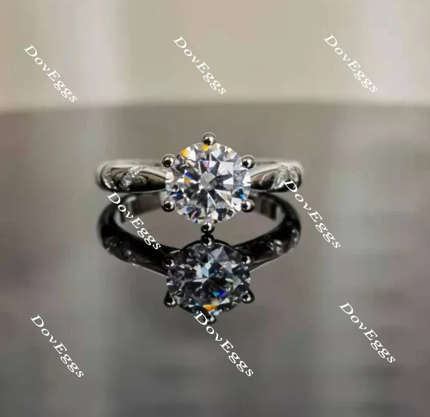 Doveggs vintage engagement ring semi-mount only(Exclusively to DovEggs Stones)