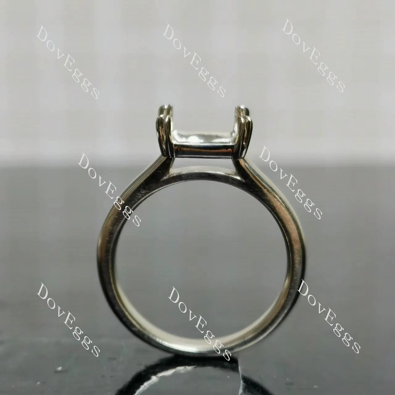 Doveggs solitaire engagement ring semi-mount only(Exclusively to DovEggs Stones)
