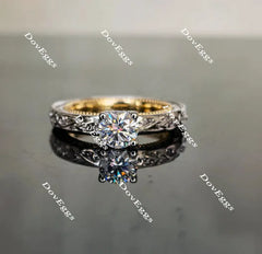 Doveggs vintage engagement ring only semi-mount only(Exclusively to DovEggs Stones)