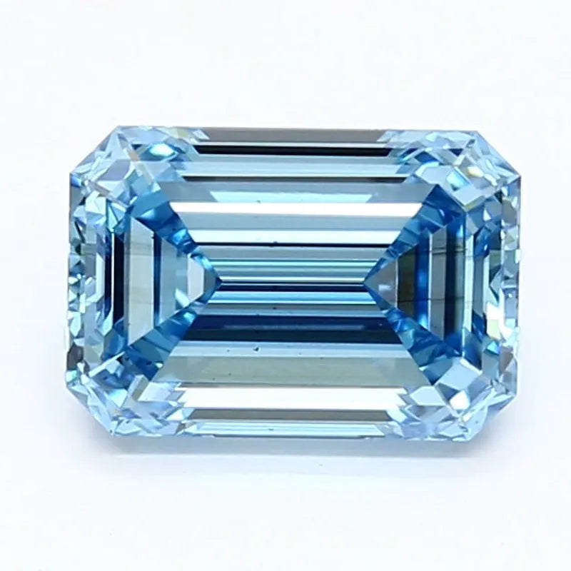 DovEggs 1.940ct Emerald F.V.Blue VS2-LAB GROWN DIAMOND-LEC16M21
