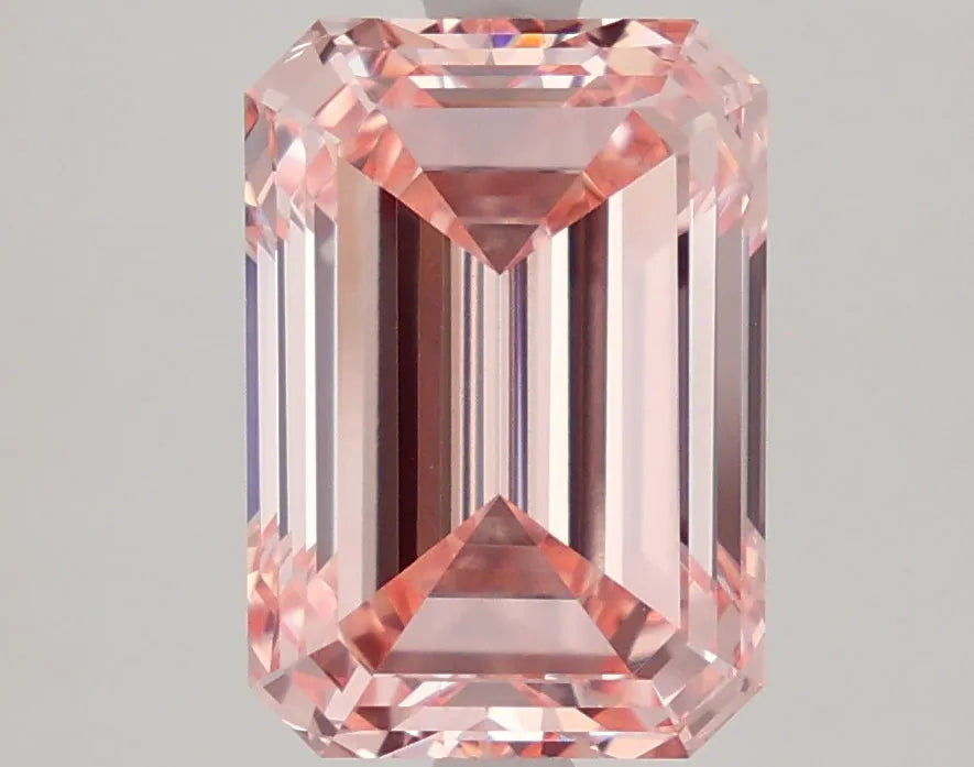 DovEggs 4.020ct Emerald F.I.Pink VVS2-LAB GROWN DIAMOND-LFE67A39