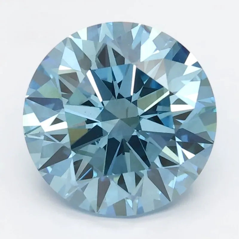 DovEggs 2.760ct Round Blue VS1-LAB GROWN DIAMOND-LGS410529