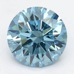 DovEggs 2.760ct Round Blue VS1-LAB GROWN DIAMOND-LGS410529