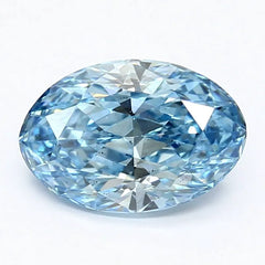 DovEggs 1.510ct Oval F.V.Blue VS2-LAB GROWN DIAMOND-LET96K13