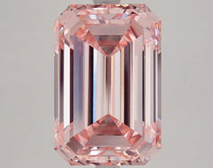 DovEggs 7.530ct Emerald F.I.Pink VS1-LAB GROWN DIAMOND-LFE64A10