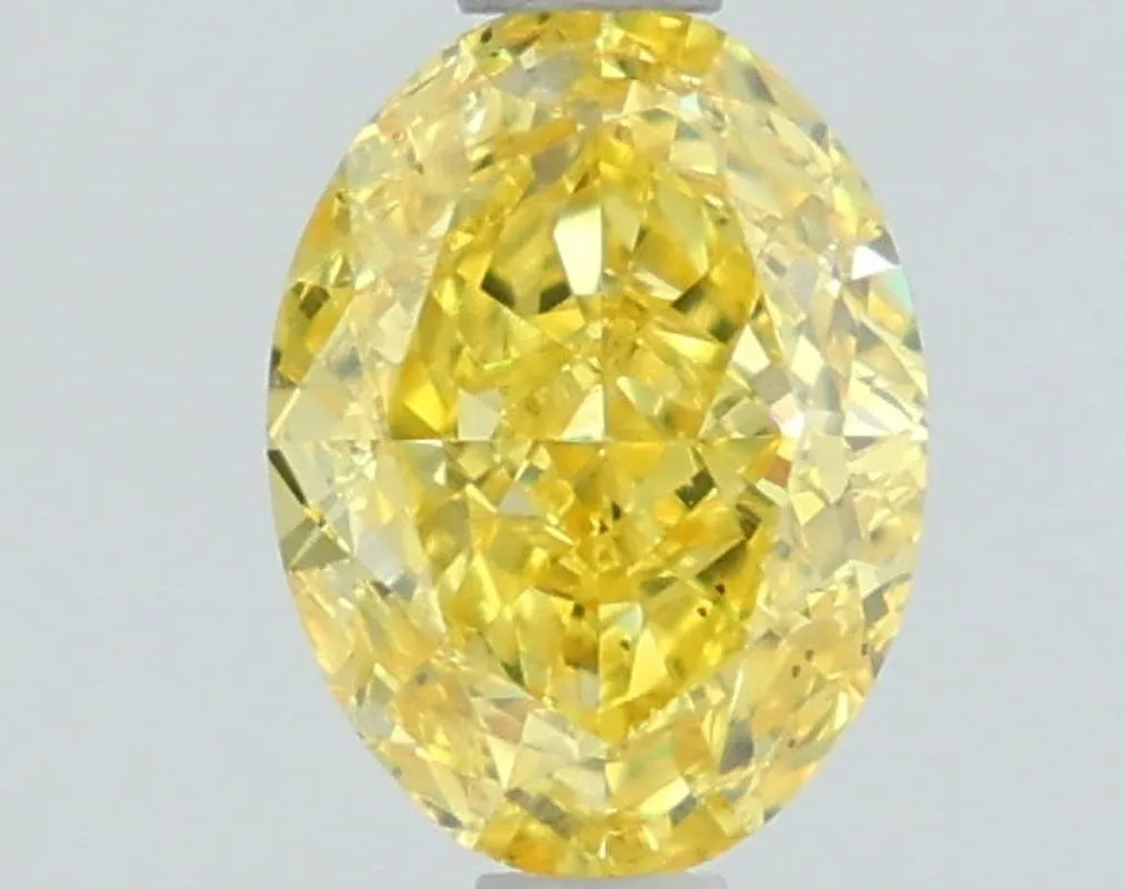 DovEggs 1.030ct Oval F.V.Yellow VS1-LAB GROWN DIAMOND-LSJ04C7