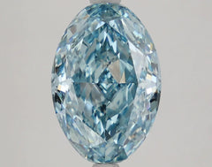 DovEggs 3.400ct Oval F.V.Blue VS2-LAB GROWN DIAMOND-LEK73A26