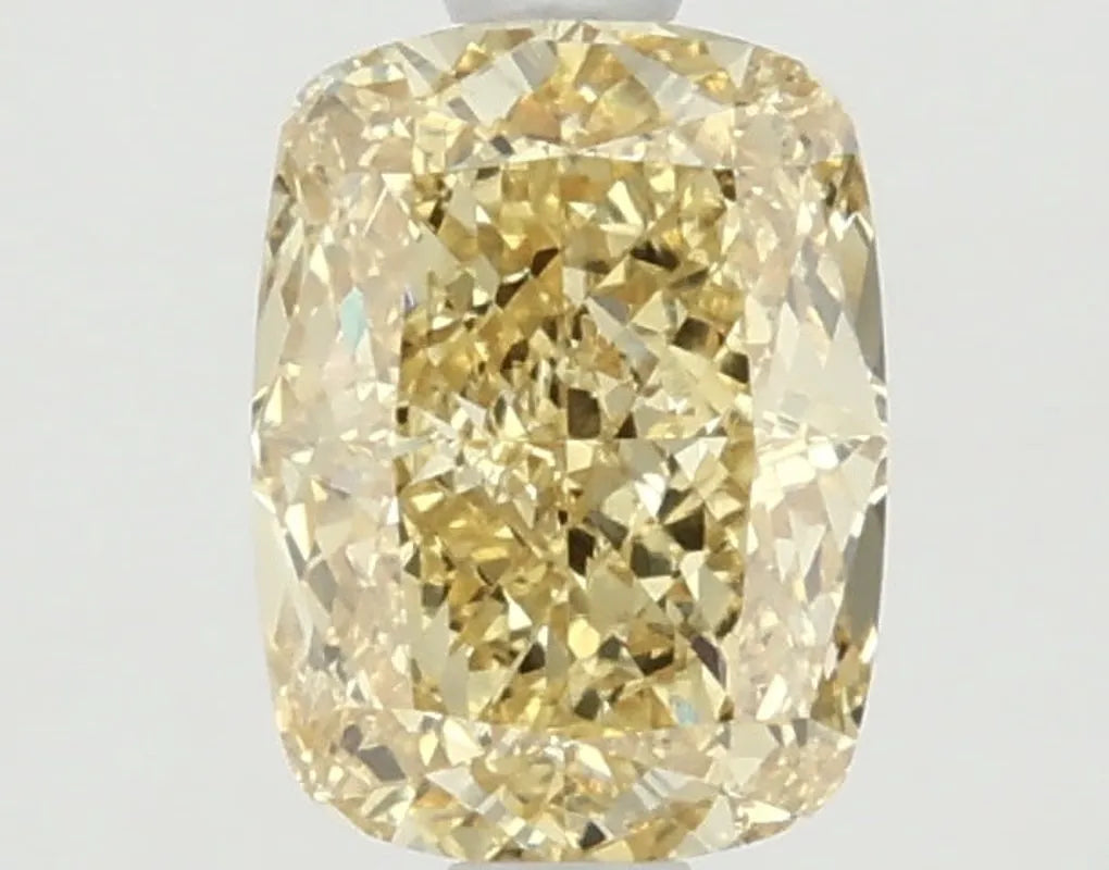 DovEggs 1.480ct Cushion F.V.Yellow VVS2-LAB GROWN DIAMOND-LKJ12A48
