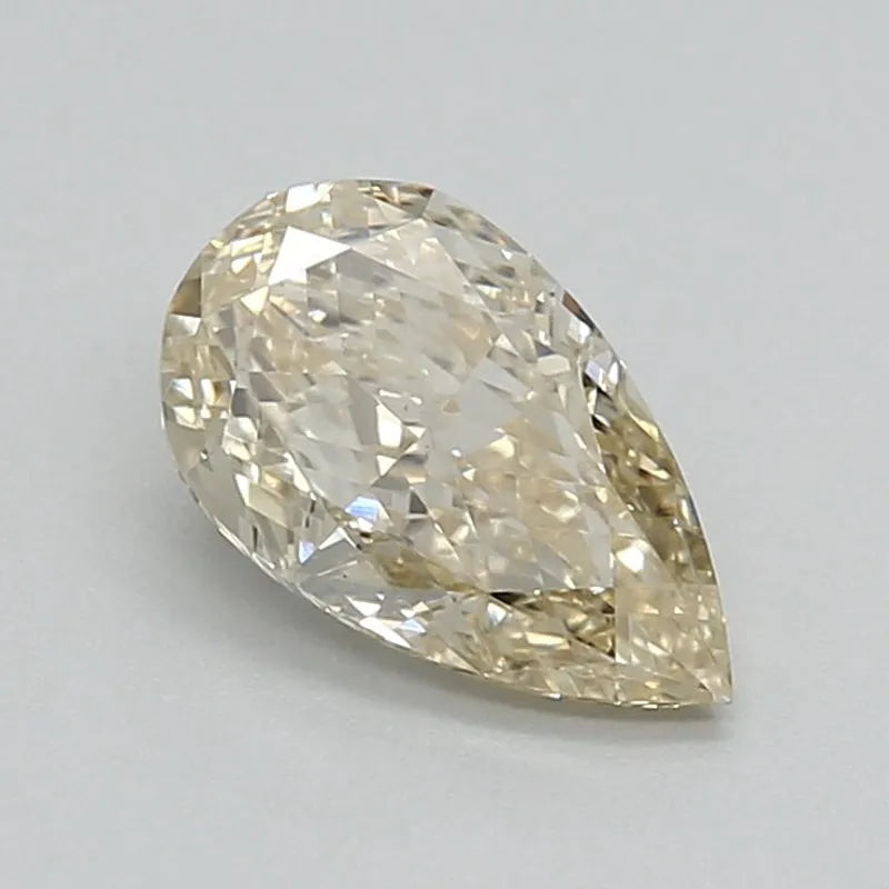 DovEggs 0.770ct Pear F.V.Yellow VS2-LAB GROWN DIAMOND-LKJ04A21