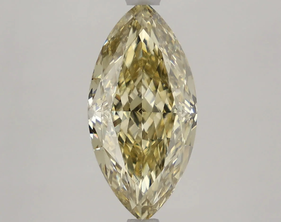 DovEggs 3.540ct Marquise F.V.Yellow VS1-LAB GROWN DIAMOND-LKJ06A49
