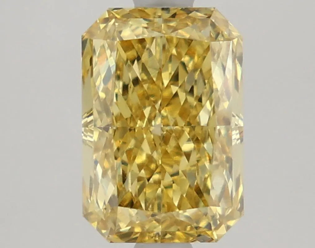 DovEggs 2.210ct Radiant F.V.Yellow VS1-LAB GROWN DIAMOND-LKF05A28