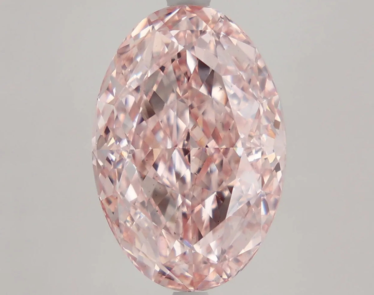 DovEggs 6.750ct Oval F.I.Pink VS1-LAB GROWN DIAMOND-LAE117A12