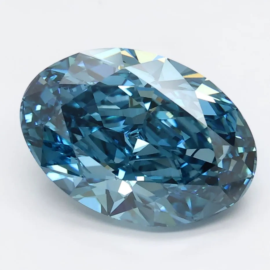 DovEggs 3.300ct Oval Blue VS1-LAB GROWN DIAMOND-LGS410511