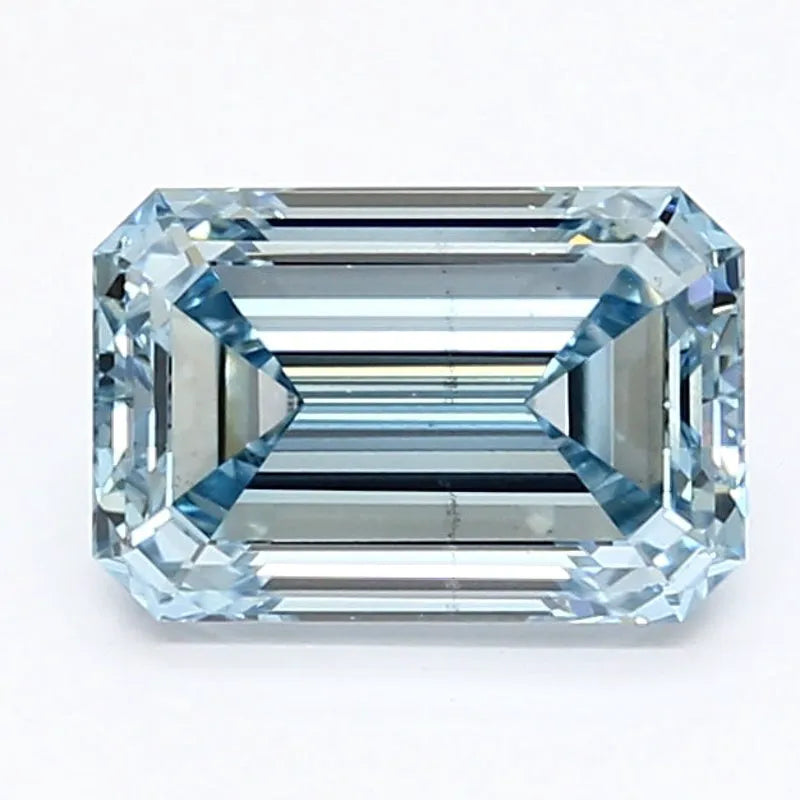 DovEggs 1.510ct Emerald F.I.Blue VS2-LAB GROWN DIAMOND-LET101E6