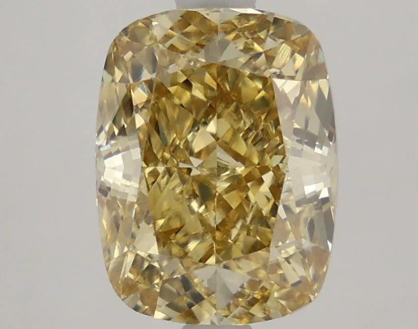 DovEggs 3.350ct Cushion F.V.Yellow VS1-LAB GROWN DIAMOND-LKF06A11