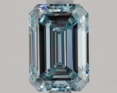 DovEggs 1.540ct Emerald F.V.Blue VVS2-LAB GROWN DIAMOND-LRA133A7