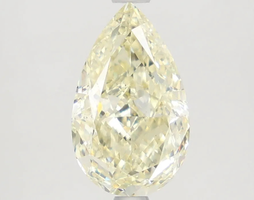 DovEggs 2.040ct Pear F.L.Yellow VS2-LAB GROWN DIAMOND-LKF04A18