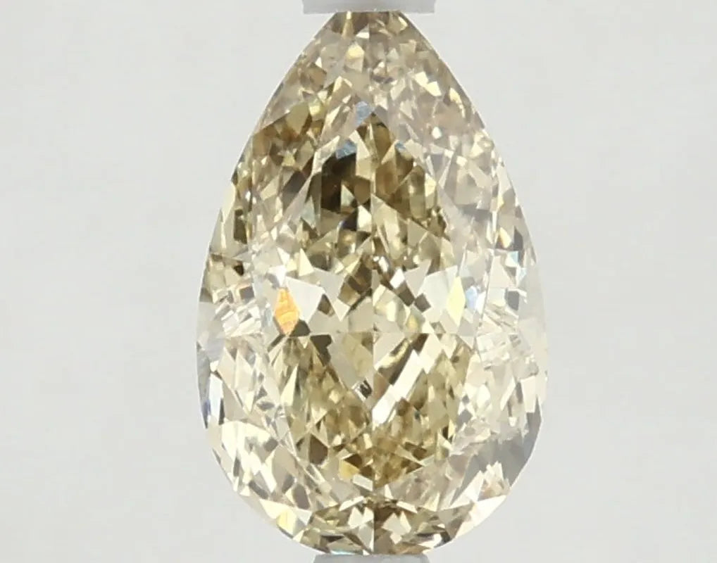 DovEggs 1.570ct Pear F.V.Yellow VS1-LAB GROWN DIAMOND-LKJ11A64