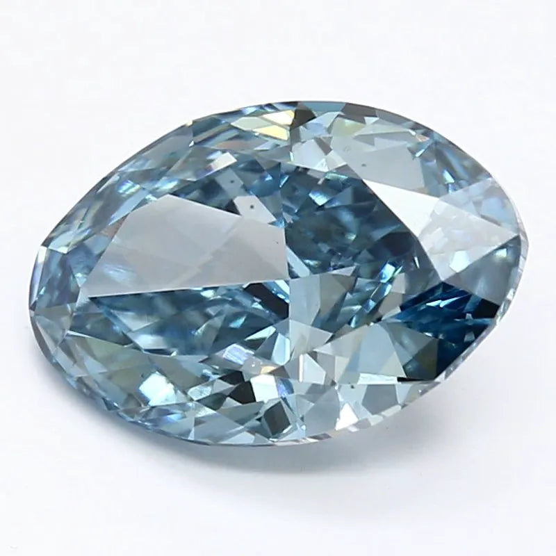 DovEggs 2.970ct Oval F.V.Blue VS1-LAB GROWN DIAMOND-LES23B1