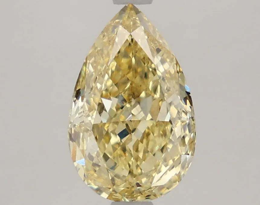 DovEggs 2.080ct Pear F.I.Yellow VS1-LAB GROWN DIAMOND-LKJ04A22