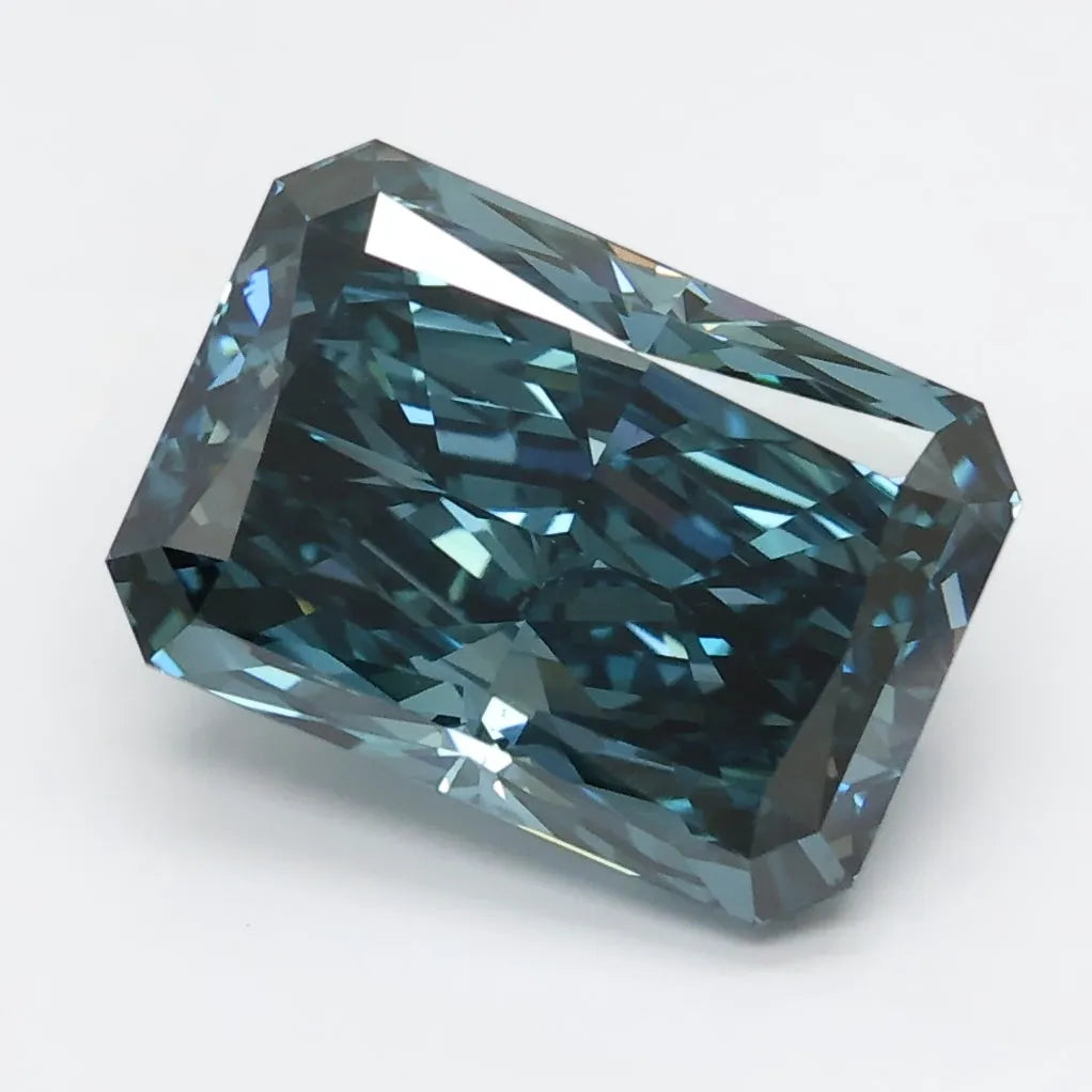 DovEggs 3.630ct Radiant Blue VS2-LAB GROWN DIAMOND-LGS410515