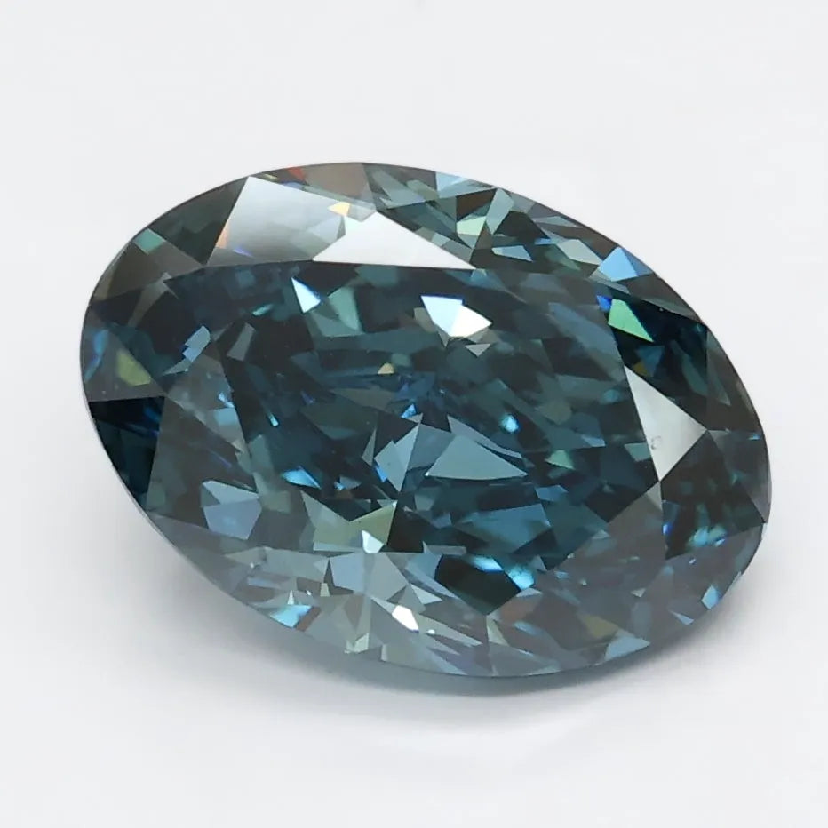 DovEggs 2.850ct Oval Blue VS1-LAB GROWN DIAMOND-LGS410496