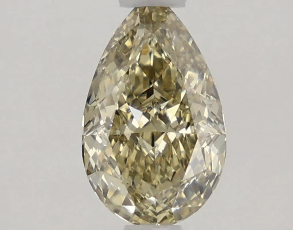 DovEggs 1.040ct Pear F.V.Yellow VS2-LAB GROWN DIAMOND-LKJ04A12